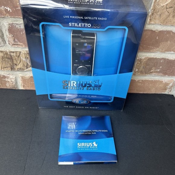 Sirius Stiletto 100 Portable Satellite Radio SL100PK1R Sealed Box Mp3 Player - Picture 15 of 15
